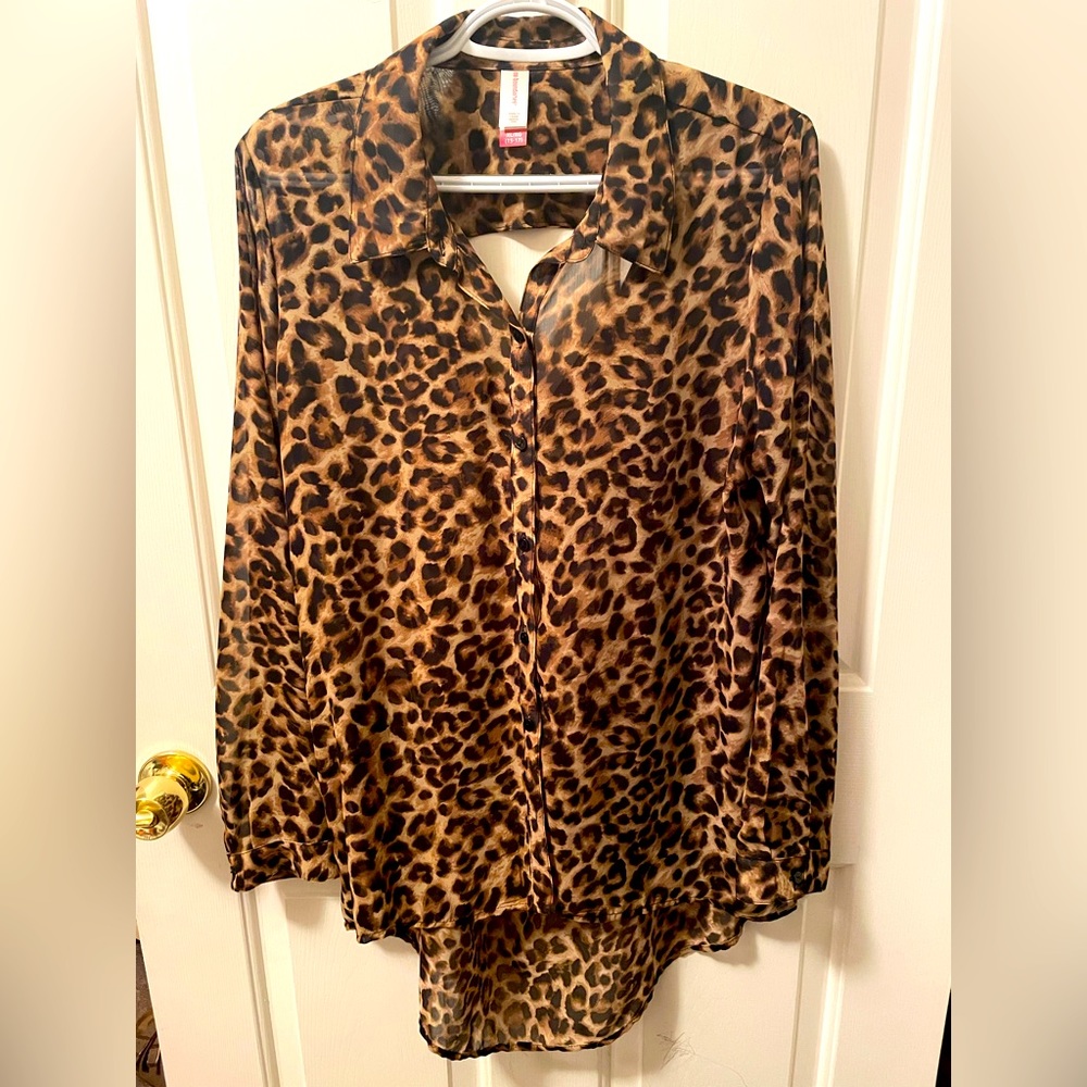 Leopard blouse